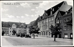 Delcampe - CPA Neustadt An Der Orla, Marktplatz, Straßenpartie - Sonstige & Ohne Zuordnung