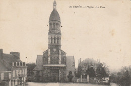 Delcampe - 53.  ERNEE. CPA. L'EGLISE. LA PLACE - Ernee