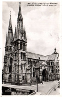 Delcampe - (RECTO / VERSO) CHALONS SUR MARNE EN 1950 - N° 25 - NOTRE DAME COTE SUD - BEAU CACHET - FORMAT CPA - Châlons-sur-Marne