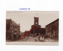 Delcampe - LOISON-CARTE PHOTO Allemande-GUERRE 14-18-1 WK-Militaria-France-55-MILITARIA- - Sonstige & Ohne Zuordnung