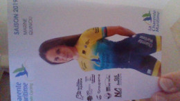 Delcampe - CYCLISME    -WIELRENNEN- CICLISMO :CARTE MARINE QUINIOU  2019 - Radsport