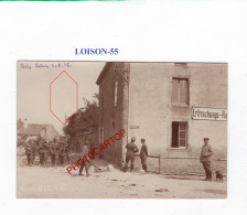 Delcampe - LOISON-CARTE PHOTO Allemande-GUERRE 14-18-1 WK-Militaria-France-55-MILITARIA- - Sonstige & Ohne Zuordnung