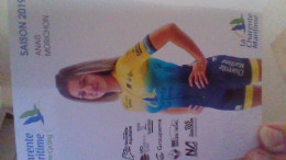 Delcampe - CYCLISME    -WIELRENNEN- CICLISMO :CARTE ANAIS MORICHON 2019 - Radsport