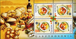 Delcampe - Hungary - 2005 - Europa CEPT - Gastronomy - Mint Miniature Stamp SHEET - Nuevos