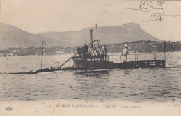Delcampe - Sous-marin " TRUITE "  - Marine Nationale - Sottomarini