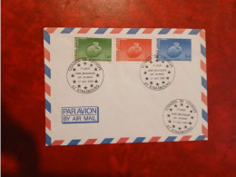 Delcampe - 1985 STRASBOURG      CACHET UNE JEUNESSE UN AVENIR CONSEIL EUROPE   TIMBRE CONSEIL EUROPE - Non Classés