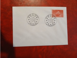 Delcampe - 1985 STRASBOURG      CACHET UNE JEUNESSE UN AVENIR CONSEIL EUROPE   TIMBRE CONSEIL EUROPE - Non Classés