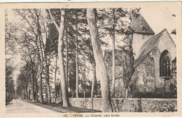 Delcampe - 53.  ERNÉE. CPA. CHARNÉ VERS ERNÉE. LA CHAPELLE. ANNÉE 1944 + TEXTE + TIMBRES - Ernee