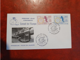 Delcampe - 1989 STRASBOURG      TIMBRE CONSEIL EUROPE FDC - Non Classés