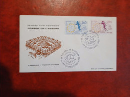 Delcampe - 1989 STRASBOURG      TIMBRE CONSEIL EUROPE FDC - Non Classés