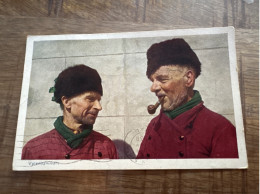Delcampe - Cpa Pays-Bas 1938 Volendammers - Poststempel