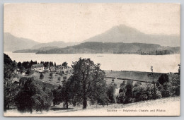 Delcampe - Lucerne Polytechnic Chalets And Pilatus Carte Postale Postcard - Luzern