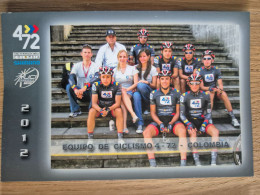 Delcampe - Card Team 4-72-Colombia-Shimano - 2012 - Cycling - Cyclisme - Ciclismo - Wielrennen - Radsport