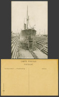Delcampe - Belgium Old Postcard Anvers Steamer En Cale Seche Steam Ship In Dry Dock Antwerp - Autres & Non Classés