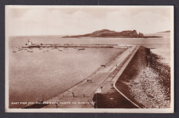 Delcampe - Vintage Postcard Ireland Dublin East Pier And Ireland's Eye 1936 - Dublin