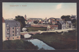 Delcampe - Vintage Postcard Germany Wipperfurth Wupper River Bridge Town View City Panorama - Wipperfürth