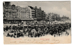 Delcampe - Oostende Digue Est Cachet Aachen 1903 Deutsches Reich Vers Paris - Oostende