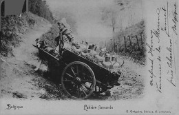 Delcampe - CHARLEROI  - ATTELAGE De CHIENS  Et LAITIERE FLAMANDE - Charleroi