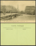 Delcampe - PARIS FLOOD 1910 Old Postcard PONT De L' ALMA Bridge Over Flooded River L.L. 219 - Catastrofi