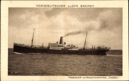 Delcampe - CPA Norddeutscher Lloyd Bremen, Passagier Und Frachtdampfer Cassel - Autres & Non Classés