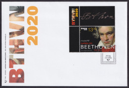 Delcampe - -+Croatia, 2020-11-11, Ludwig Van Beethoven, FDC - Croatia