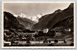 Delcampe - Wilderswil Mit Monch Und Jungfrau Carte Postale Postcard - Wilderswil