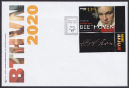 Delcampe - -+Croatia, 2020-11-11, Ludwig Van Beethoven, FDC - Croatia