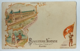 Delcampe - BISCUITERIE NANTAISE - EXPOSITION De 1900  "SUISSE" / BN (P. Pelletrau, P. Cossé & Cie NANTES) - Autres & Non Classés