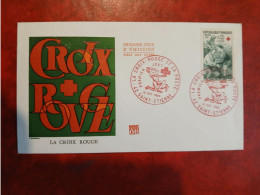 Delcampe - 1966 FDC CROIX ROUGE SAINT ETIENNE - Non Classés