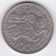 Delcampe - Monaco. 100 Francs 1950, Rainier III, En Cupro Nickel - 1949-1956 Anciens Francs