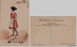 Delcampe - #  L'ABEILLE INFORTUNI Dis. R. GALLO IN CHINA E ACQUERELLO (1) - Altri Disegni