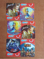 Delcampe - THAILAND - MOBILE-126 - CARTOON - COMIC - HAPPY - SET OF 3 CARDS - Tailandia