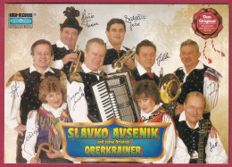 Delcampe - Slavko Avsenik Und Seine Original Oberkrainer, Autogrammkarte (Nr. 6748) - Zangers & Muzikanten