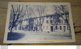 Delcampe - MONTEUX : Le Boulevard Et La Poste ................ 9238 - Monteux