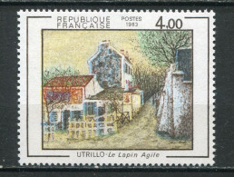 Delcampe - 28573 FRANCE N°2297** 4F M. Utrillo : Sans Le Jaune Au Sol Et Normal (non Inclus) 1983 TB - Neufs