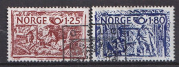 Delcampe - Norway 1980; Norden, Michel 821-822, Used. - Gebraucht