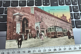 Delcampe - CPA ITALIE ITALIA EMILIA ROMAGNA - FERRARA - PLAZZO COMUNALE - TRAMWAY Tramvia - Ferrara