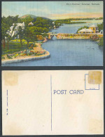 Delcampe - Bermuda Old Colour Postcard Ely's Harbour Somerset Bridge Garden Flower Panorama - Bermuda