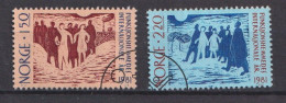 Delcampe - Norway 1981; Int. Year Disabled People, Michel 845-846, Used. - Gebraucht