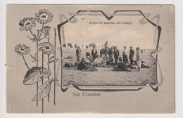 Delcampe - CP ARGENTINE SAN CRISTOBAL Grupo De Gauchos Del Campo - Argentinien