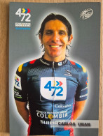 Delcampe - Card Carlos Uran - Team 4-72-Colombia-Shimano - 2012 - Cycling - Cyclisme - Ciclismo - Wielrennen - Radsport