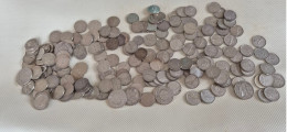 Delcampe - Lot De 201 Pièces Françaises Anciennes – Argent –1 F, 5 F, 10 F, 100 F,   Net Argent Fin 2122 G - 5 Francs