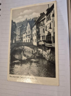 Delcampe - Monschau-eifel, Friedrich-wilhelm-beucke ( Peinture Au Dos ) - Monschau