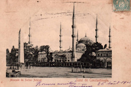 Delcampe - CONSTANTINOPLE, MOSQUEE DU SULTAN ACHMET REF 45520 - Türkei