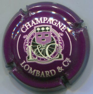 Delcampe - CAPSULE-CHAMPAGNE LOMBARD & Cie N°02 Violet Foncé & Blanc - Altri & Non Classificati