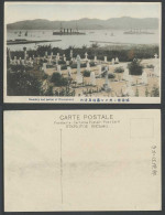 Delcampe - China Old Hand Tinted Postcard Naval Cemetery And Harbour, Wei Hai Wei Weihaiwei - China