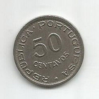 Delcampe - MOZAMBIQUE PORTUGAL 50 CENTAVOS 1950 - Mozambique