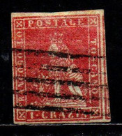 Delcampe - TOSCANA - 1851 - 1 Cr. - Su Carta Grigia - USATO - Toscane