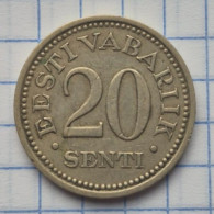Delcampe - Estonia 20 Senti 1935 - Estonie