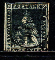 Delcampe - TOSCANA - 1851 - 6 Cr. - Su Carta Grigia - USATO - Toscane